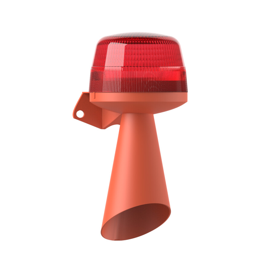 LED MULTİFONKSİYON 10 SES BORULU SİREN MS 5840.1.110-230VAC