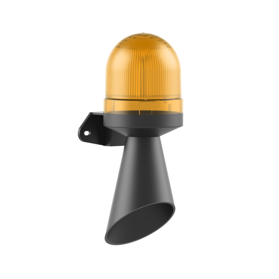 Ø70 LED Multifonksiyon 10 Ses Borulu Elektronik Siren Duvar Montaj