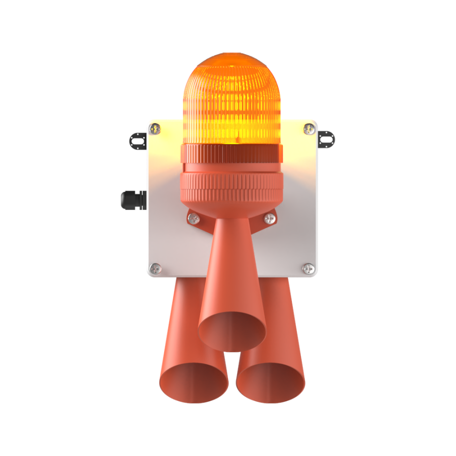 [T10542] LED Multifonksiyon 3x 43 Ses Elektronik Siren