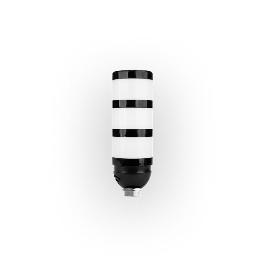 [T10448] Ø50 3 Kat Modüler Işıklı Kolon LED Multifonksiyon Buzzer M30 Somun Bağlantılı M12 Konnektörlü